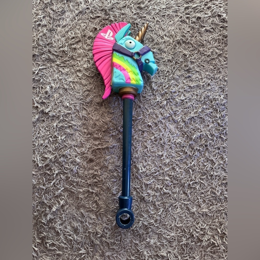 Fortnite Rainbow Smash Prop Replica Pickaxe 38” Full Size Unicorn Cosplay